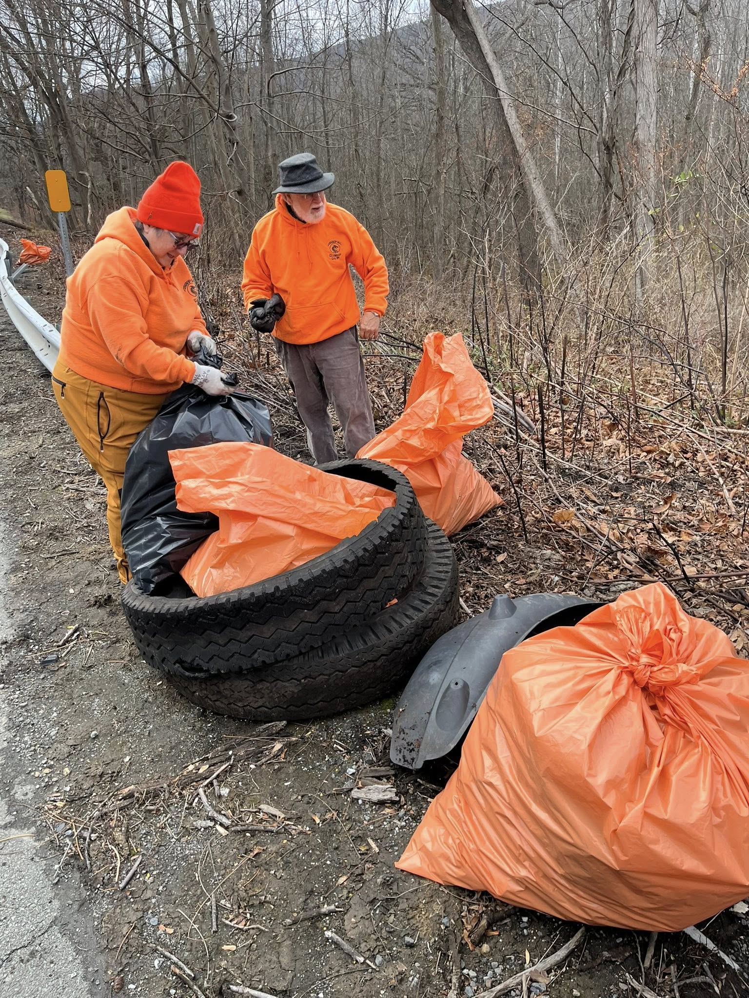 HVCC volunteers during a community cleanup